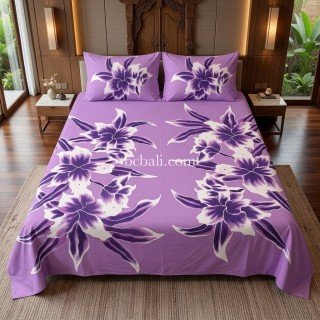 Hot Sale Rayon Bedsheet Hand Painted King Size Made in Bali